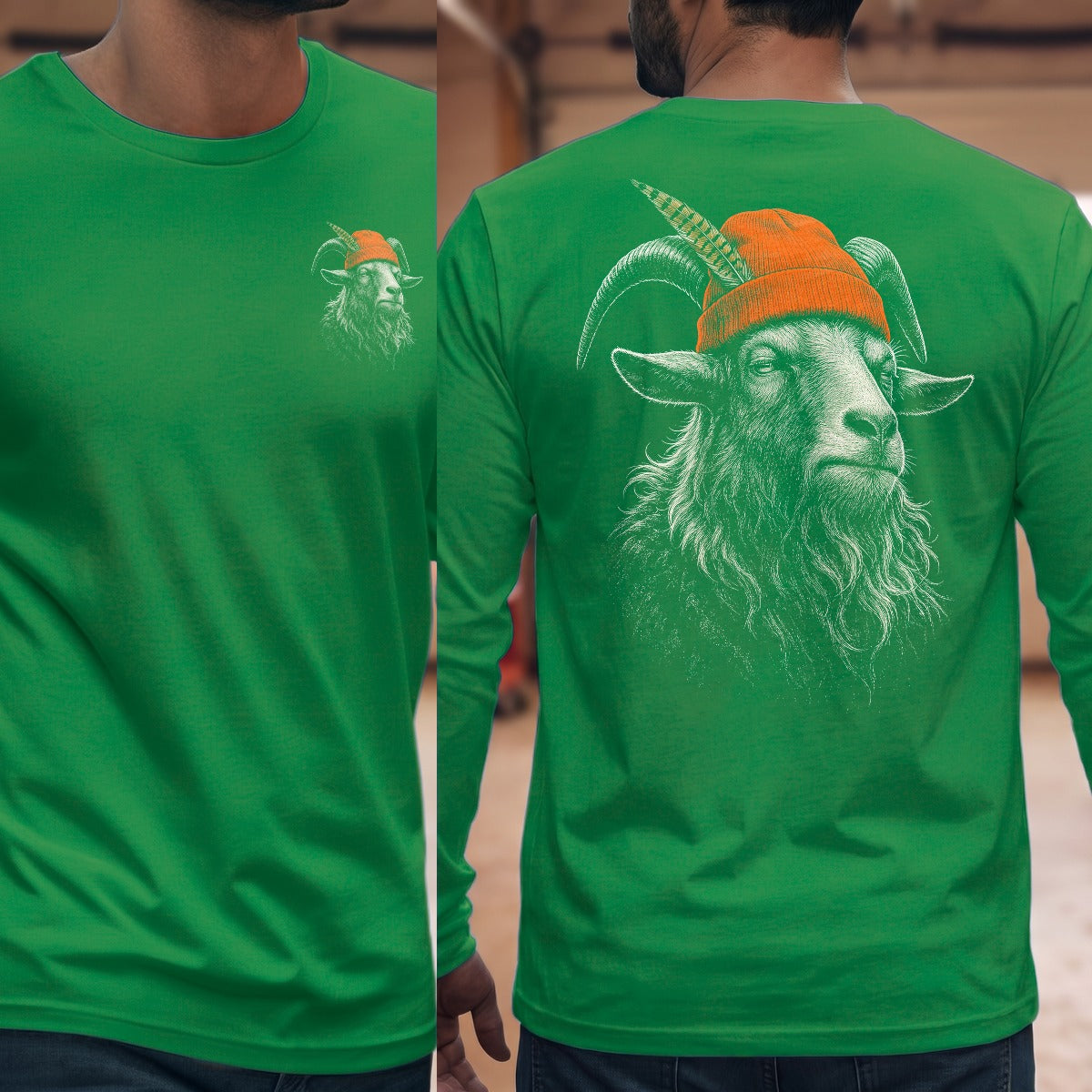 Irish Green | Front & Back