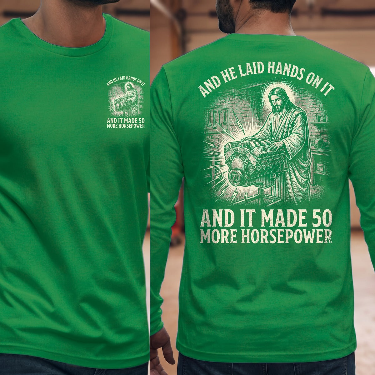 Irish Green | Front & Back