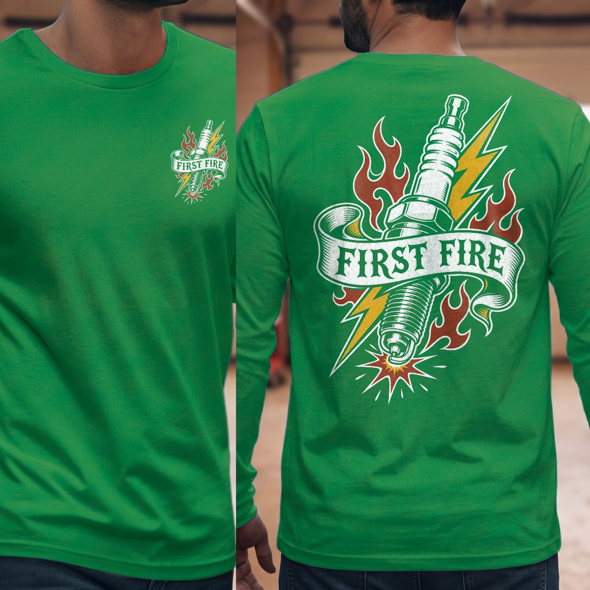 Irish Green | Front & Back
