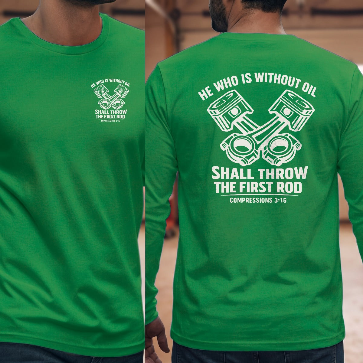 Irish Green | Left Chest + Back