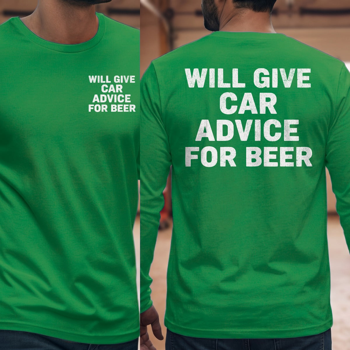 Irish Green | Front & Back