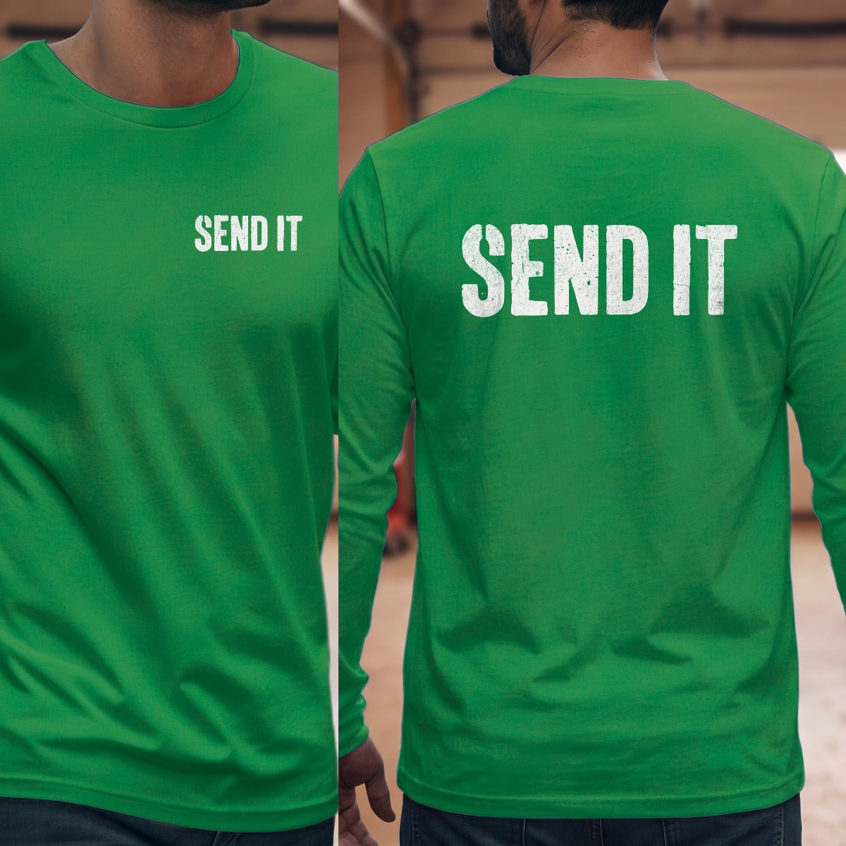 Irish Green | Left Chest + Back