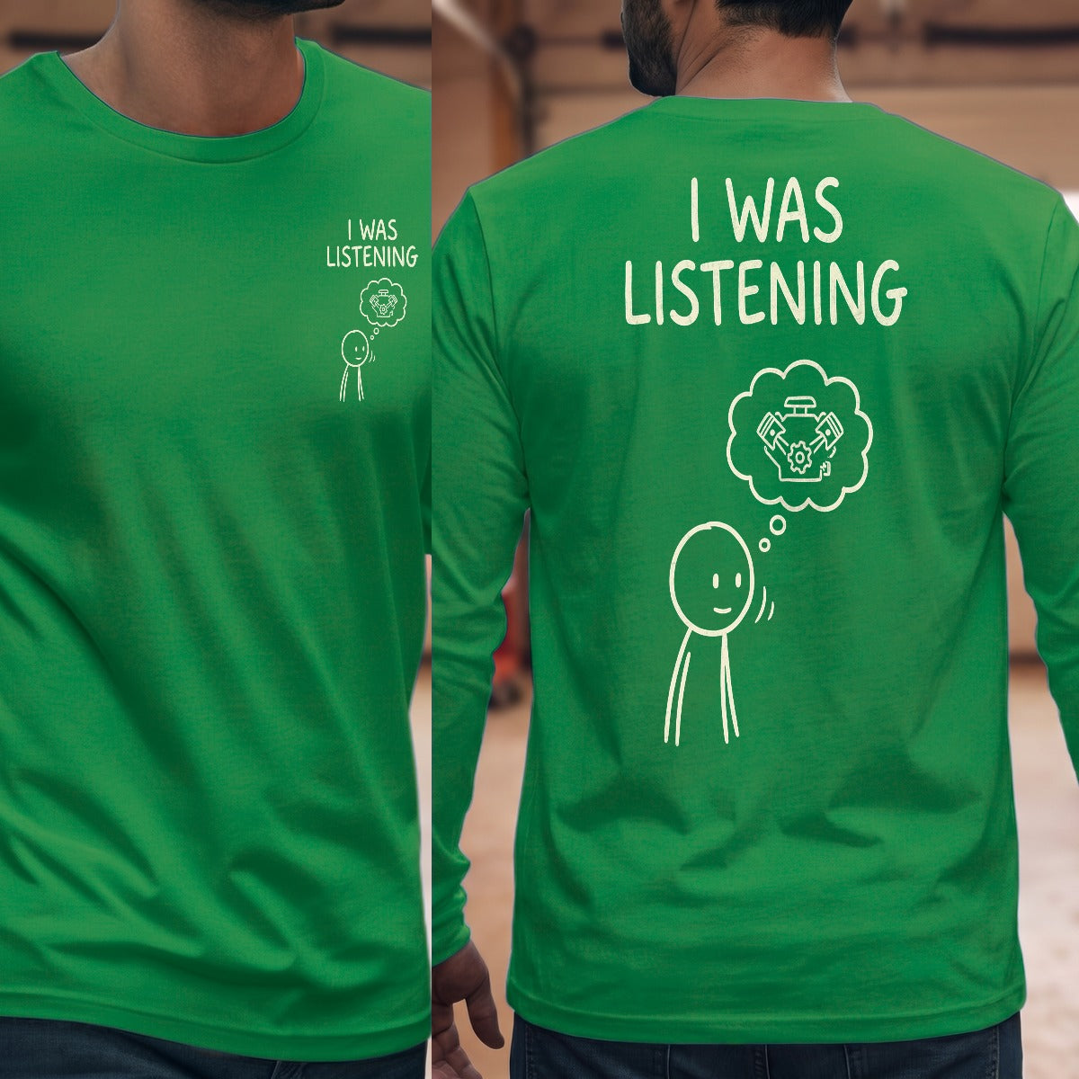 Irish Green | Front & Back