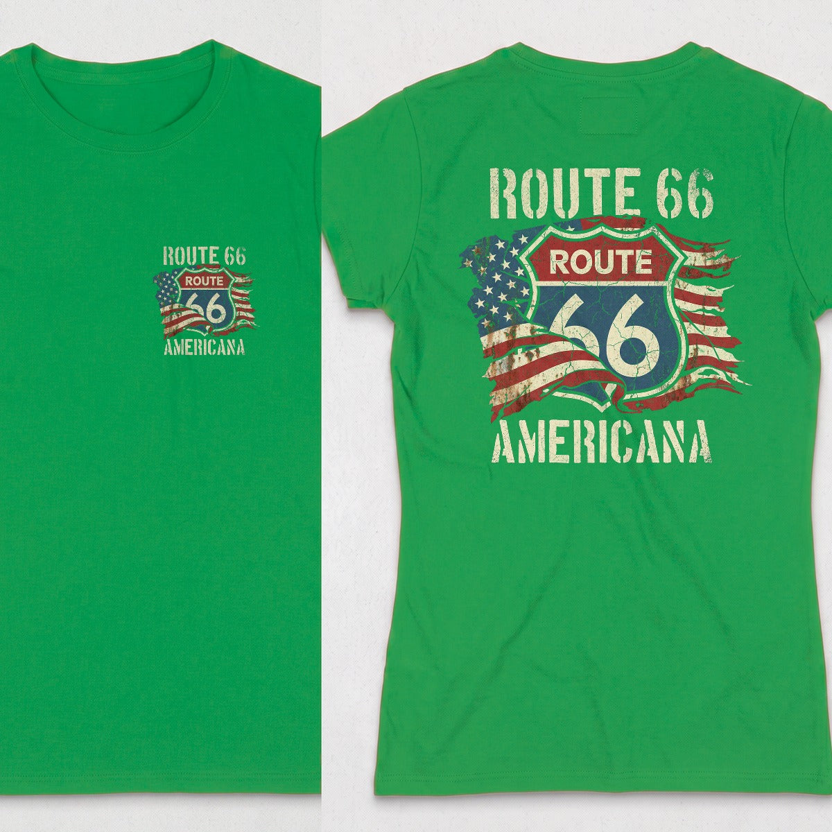 Irish Green | Front & Back