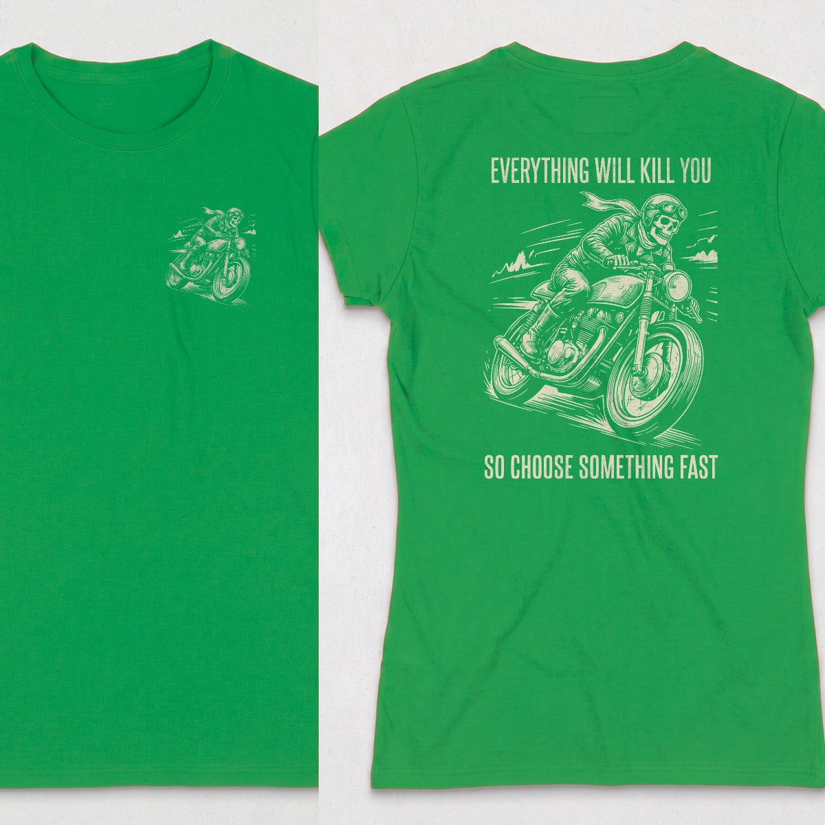 Irish Green | Left Chest + Back