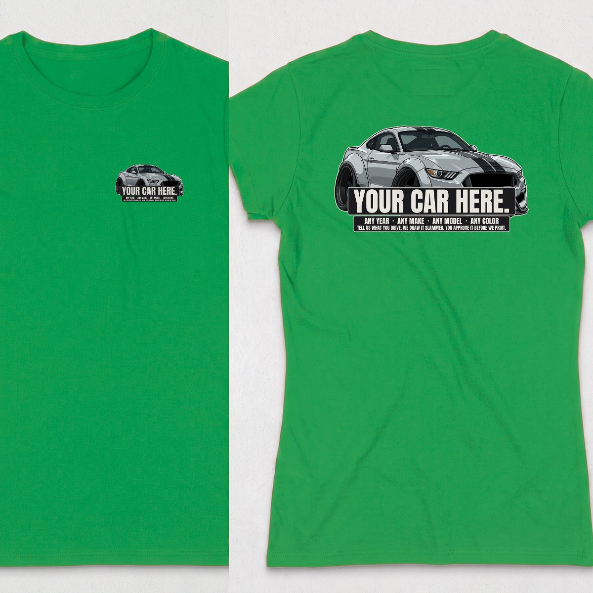 Irish Green | Left Chest + Back