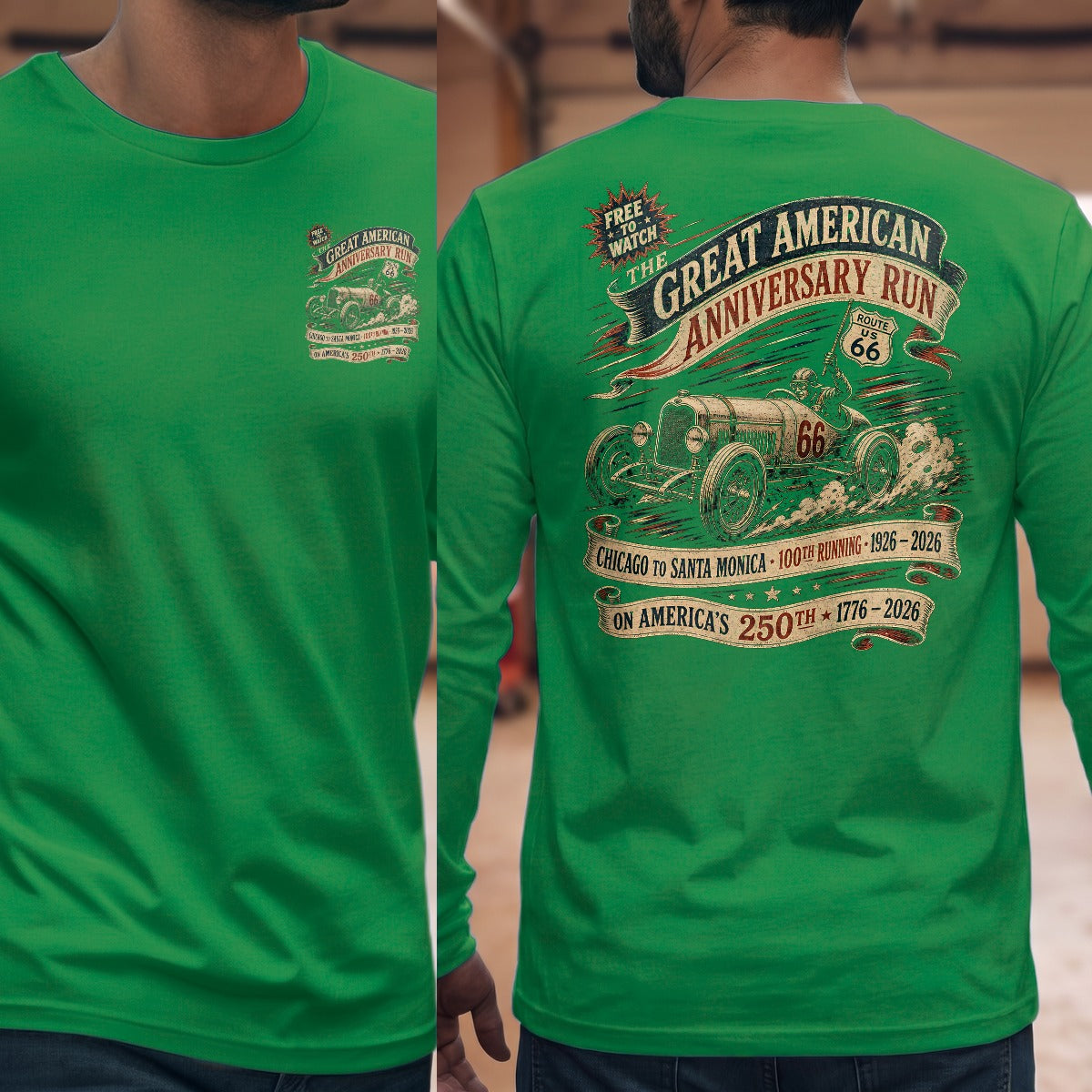 Irish Green | Front & Back