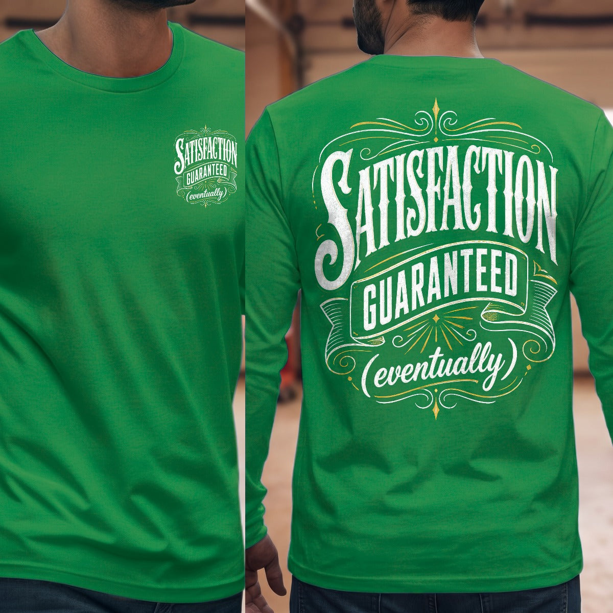 Irish Green | Front & Back