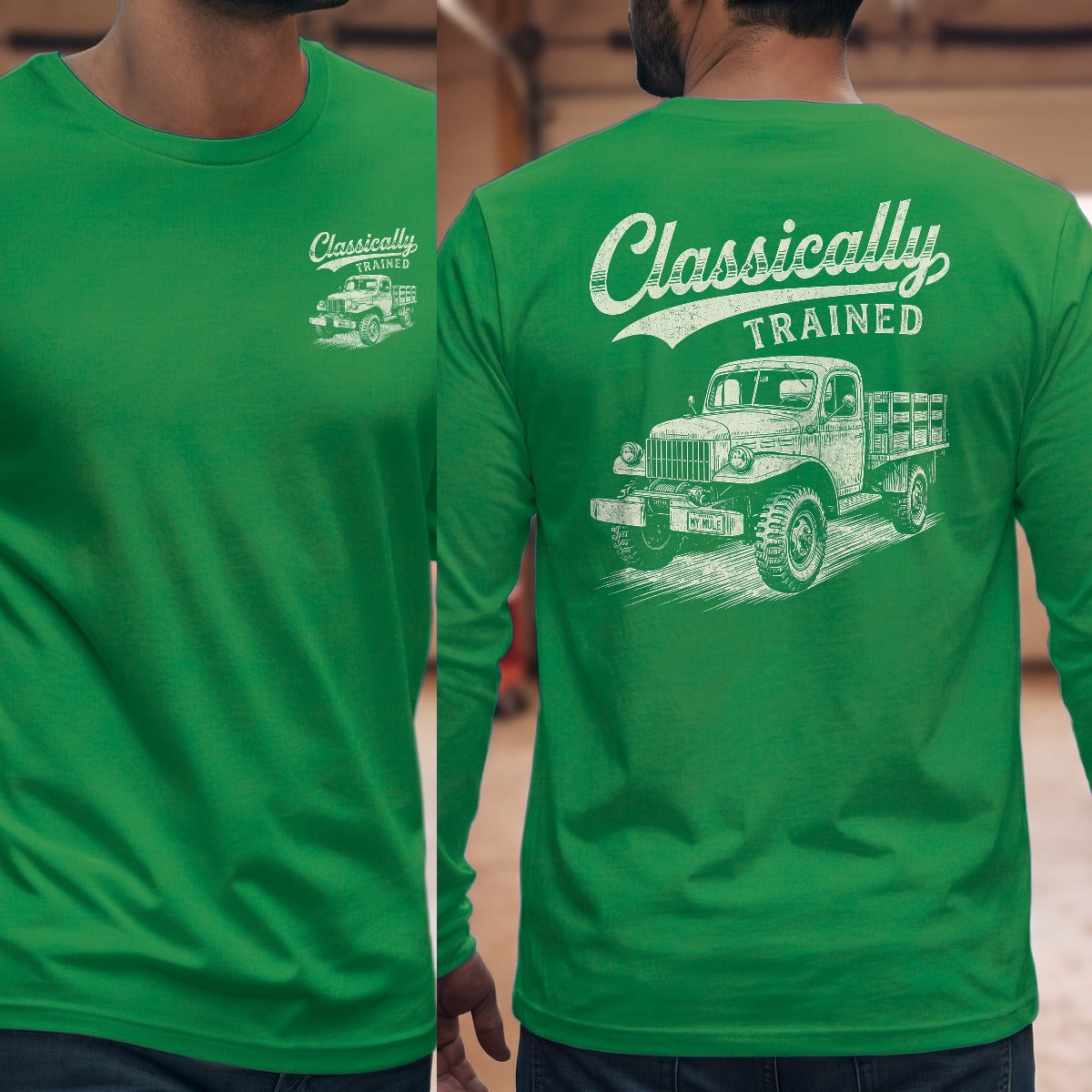 Irish Green | Front & Back