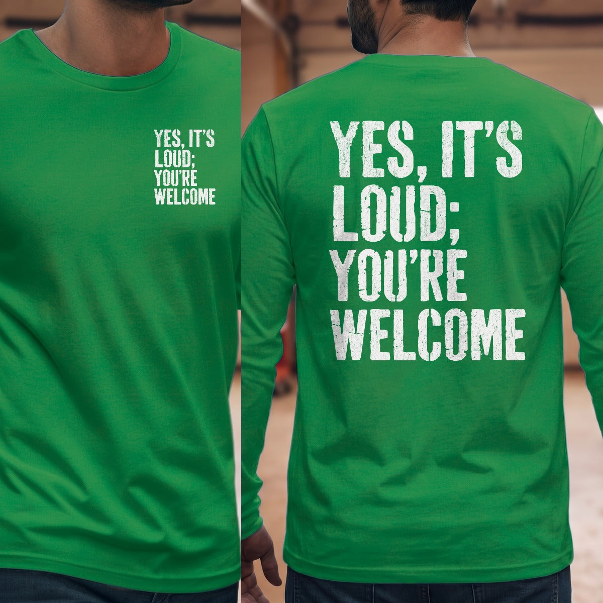 Irish Green | Left Chest + Back