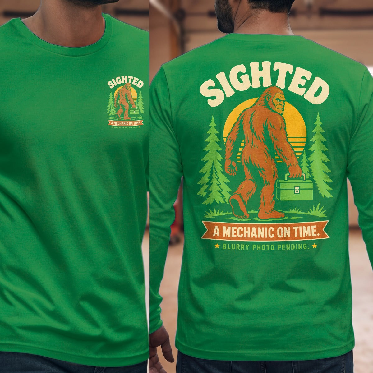 Irish Green | Front & Back
