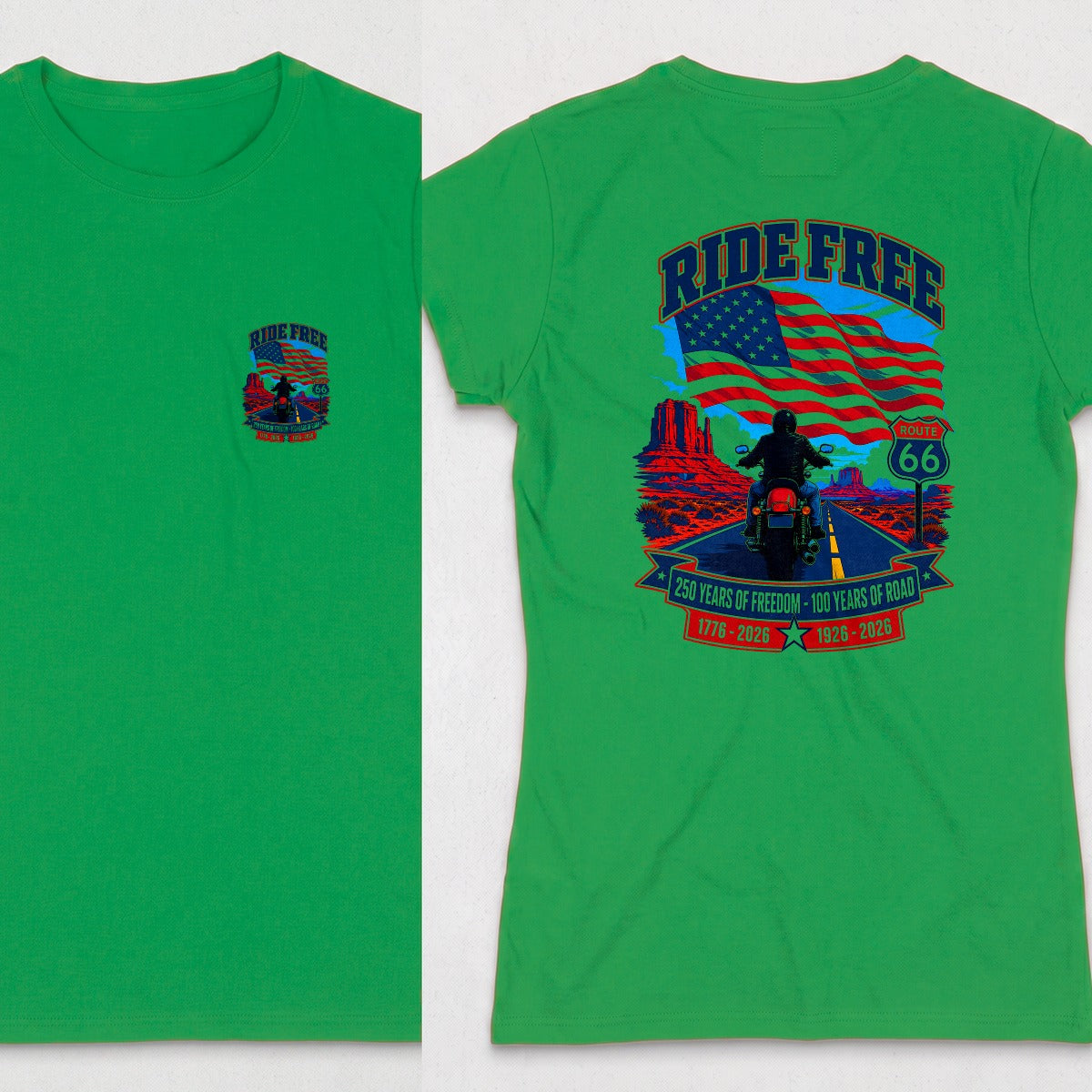 Irish Green | Front & Back