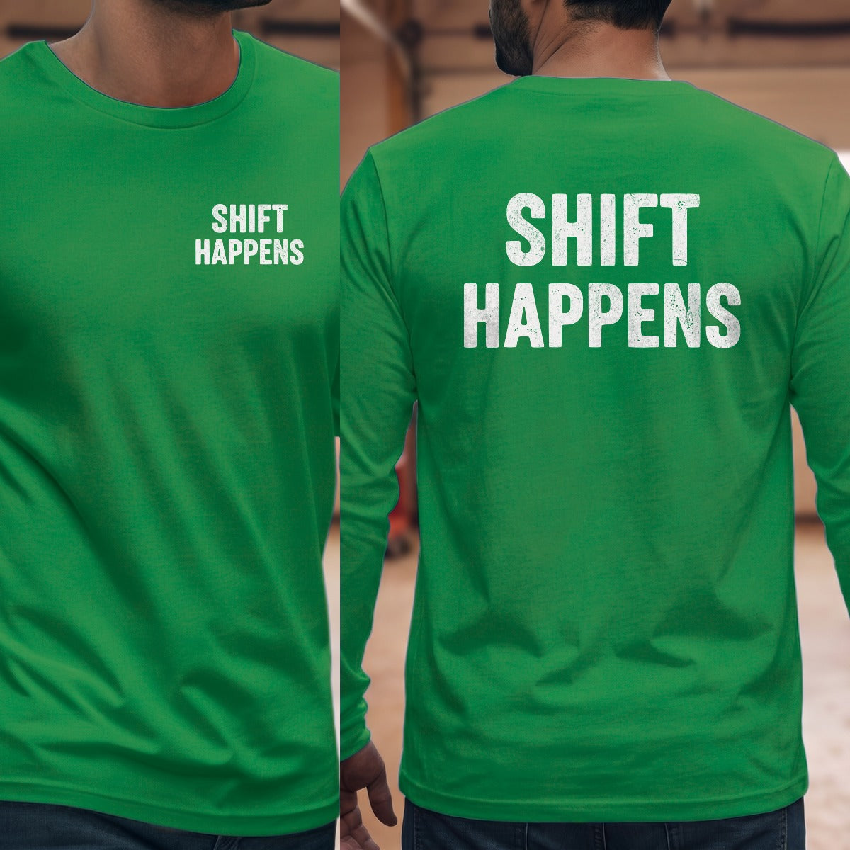 Irish Green | Left Chest + Back