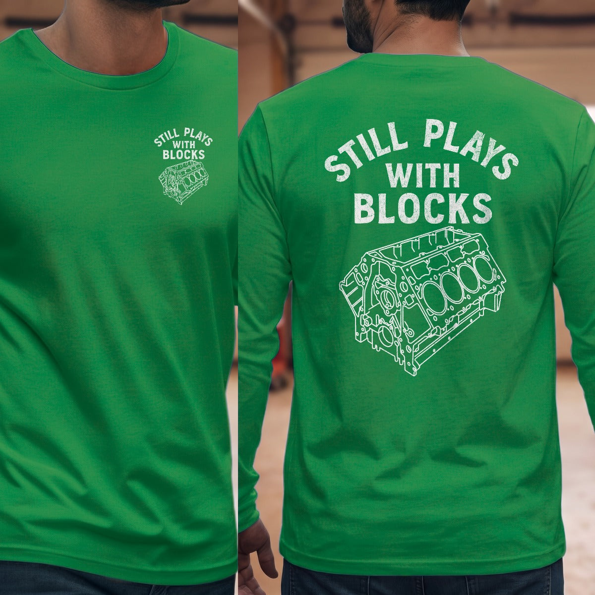 Irish Green | Left Chest + Back