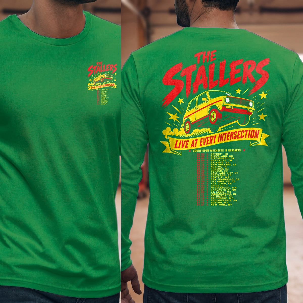 Irish Green | Front & Back