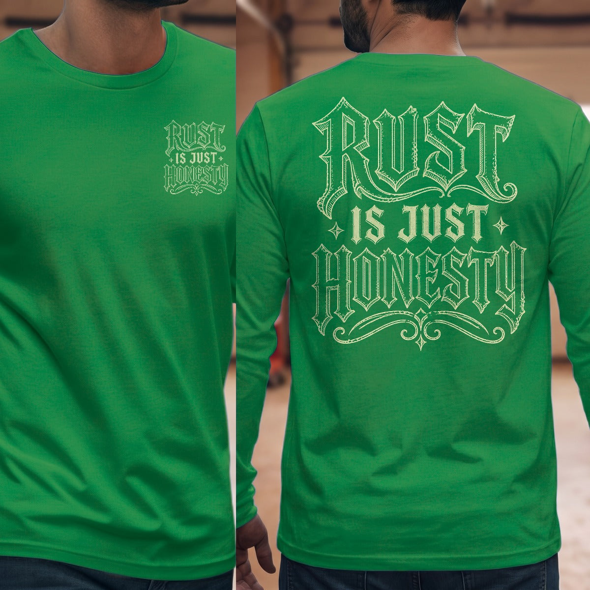 Irish Green | Front & Back