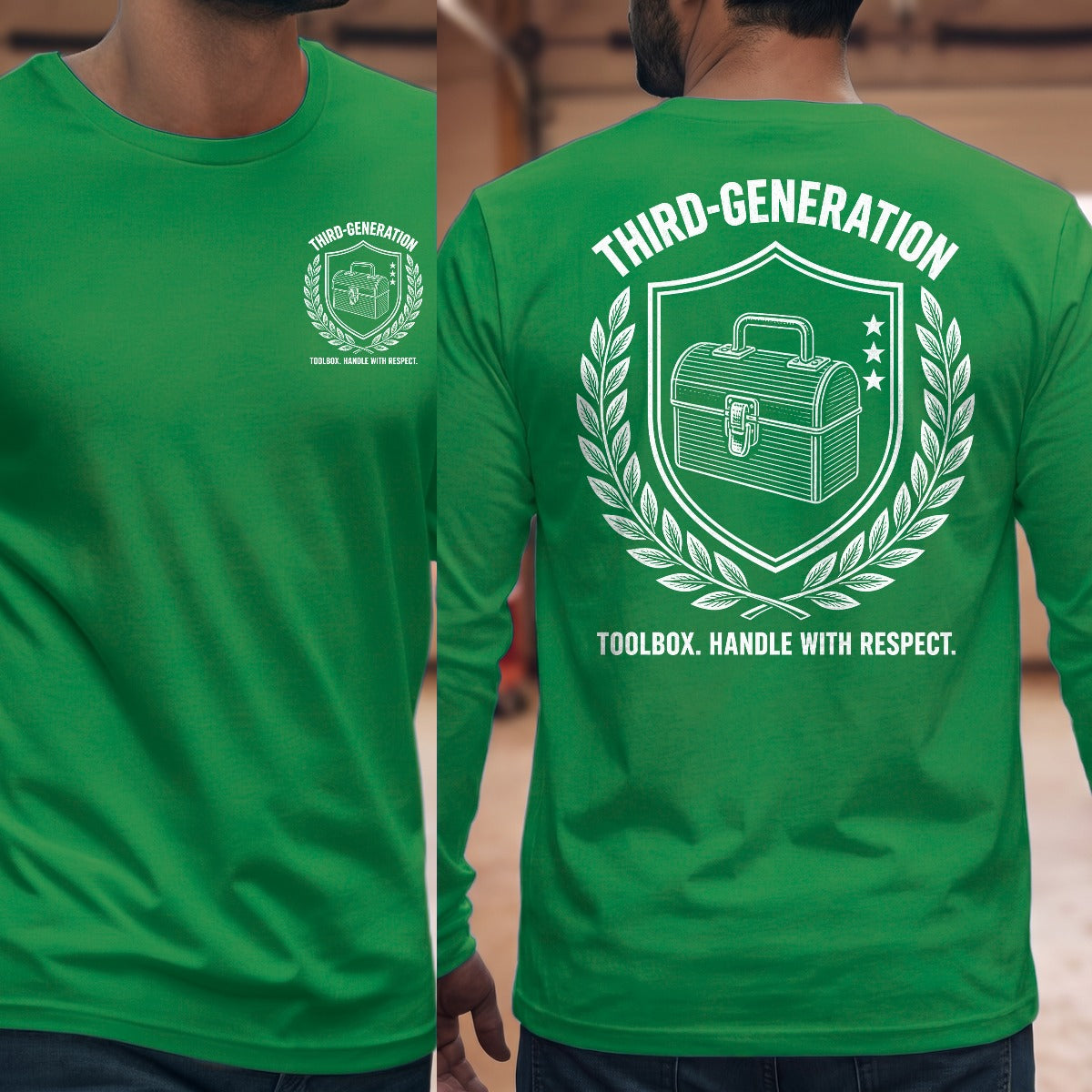 Irish Green | Front & Back