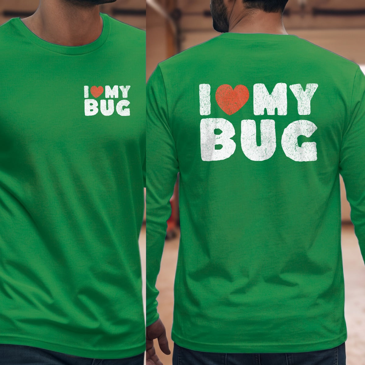 Irish Green | Left Chest + Back