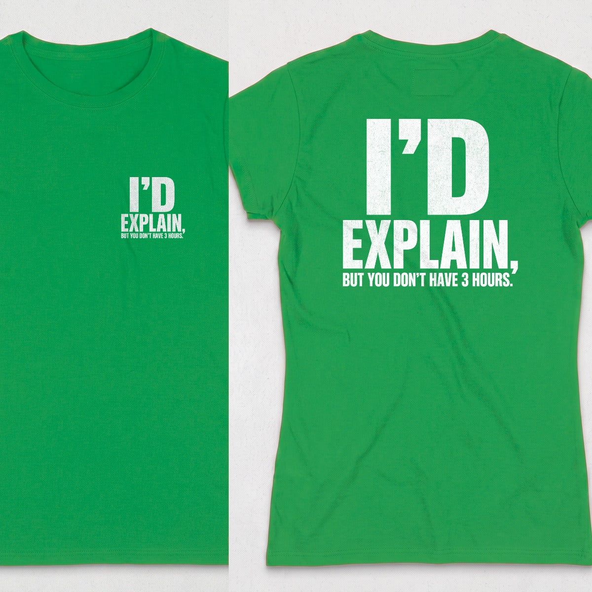 Irish Green | Front & Back
