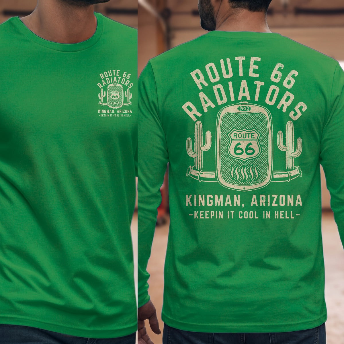 Irish Green | Front & Back