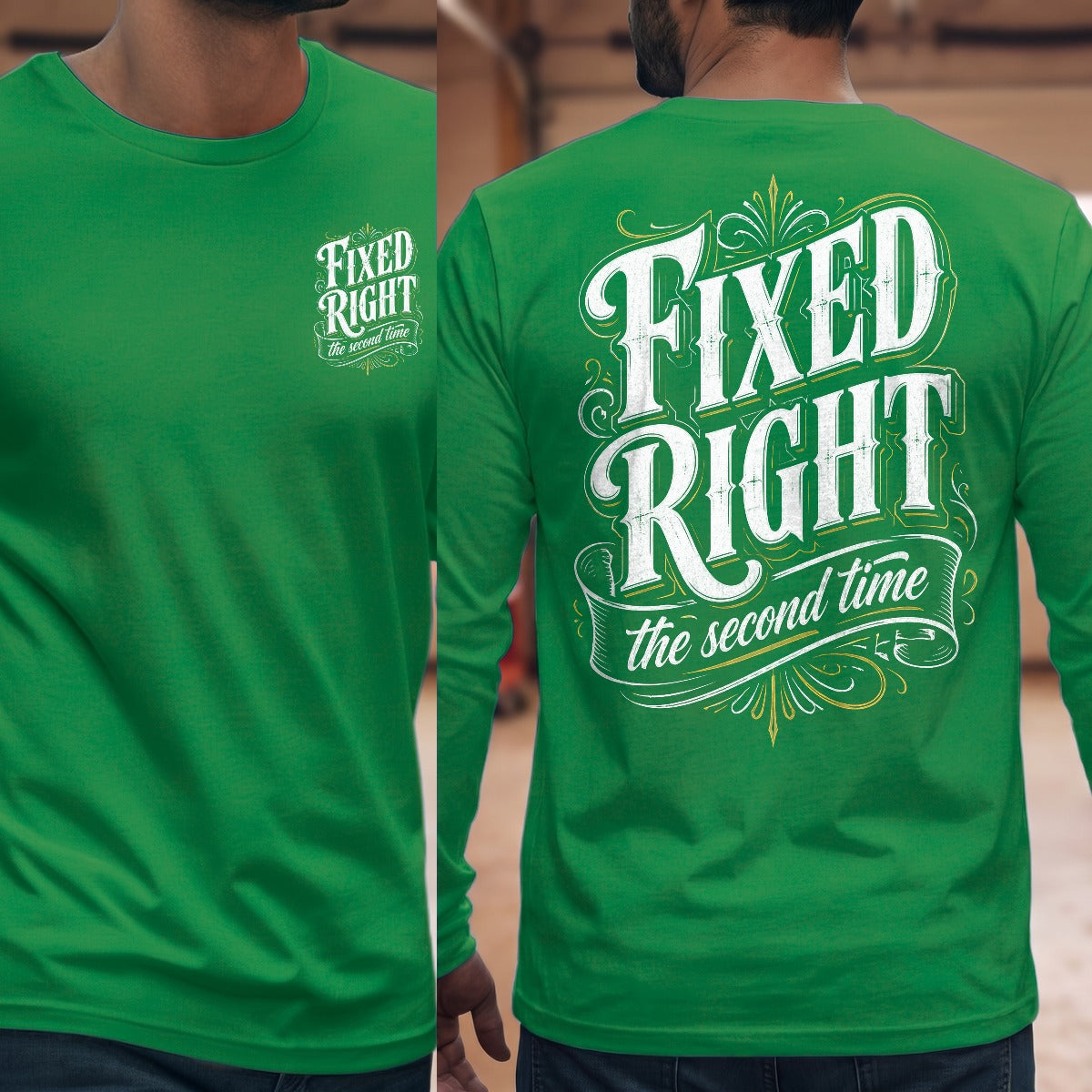 Irish Green | Front & Back