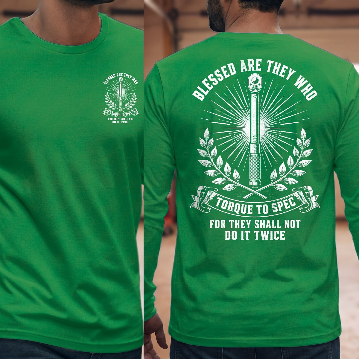 Irish Green | Front & Back