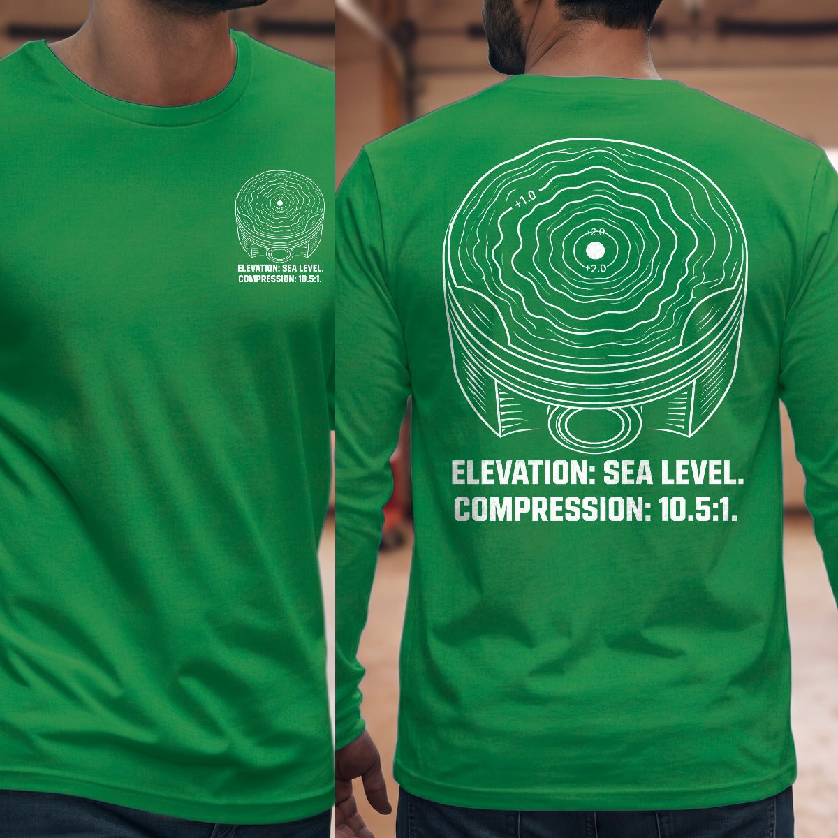 Irish Green | Front & Back
