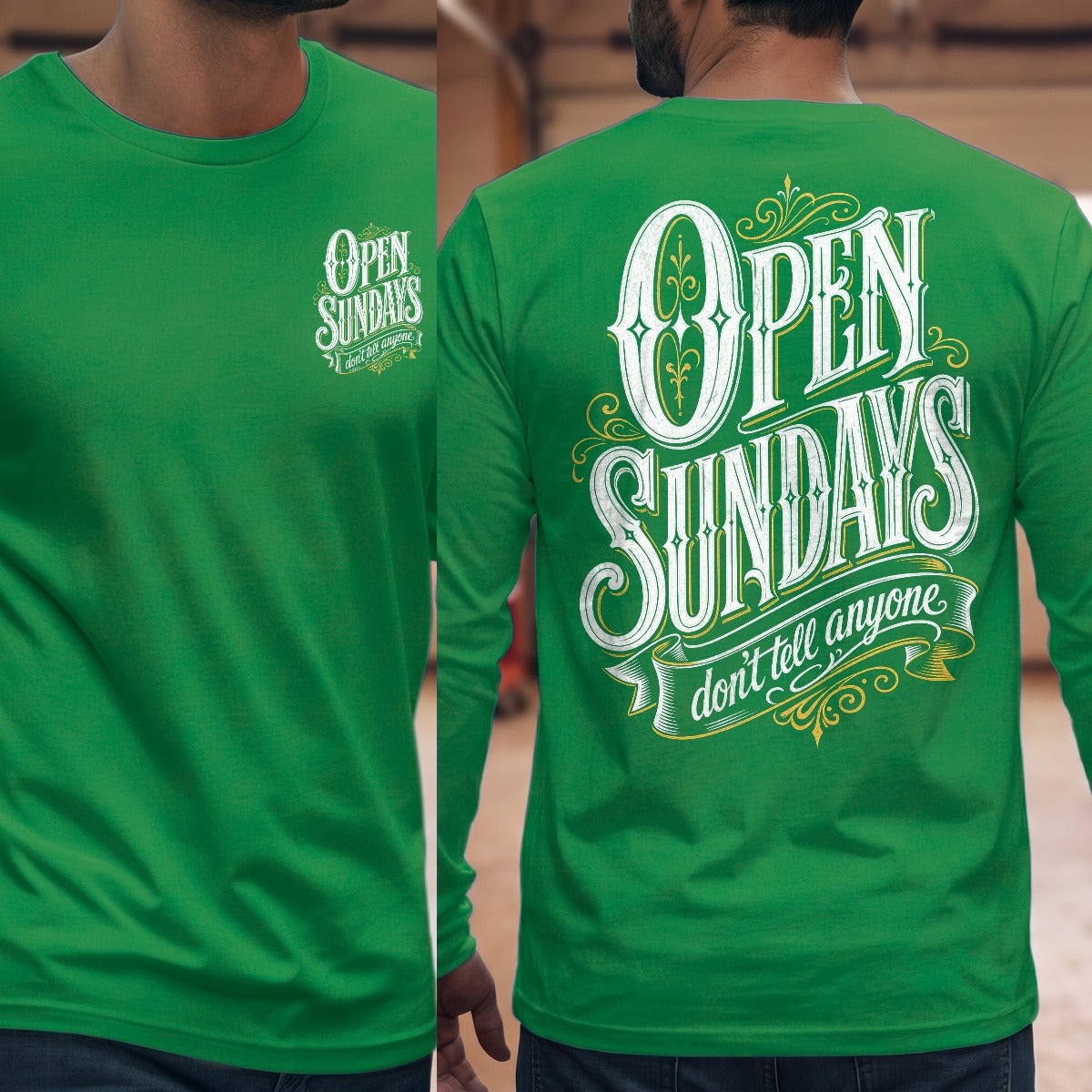 Irish Green | Front & Back