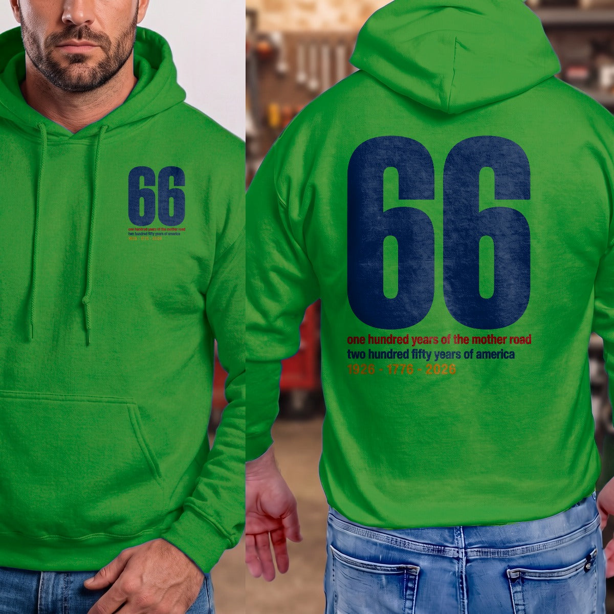 Irish Green | Front & Back
