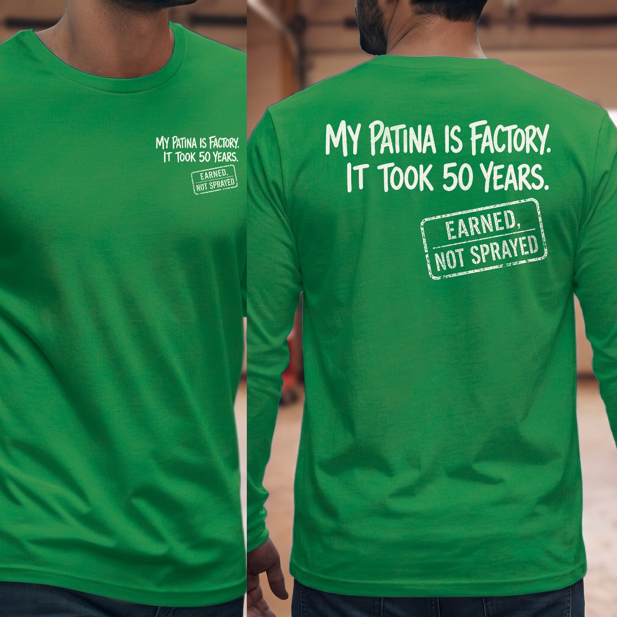 Irish Green | Front & Back