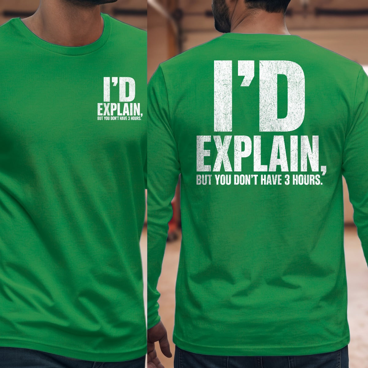 Irish Green | Front & Back