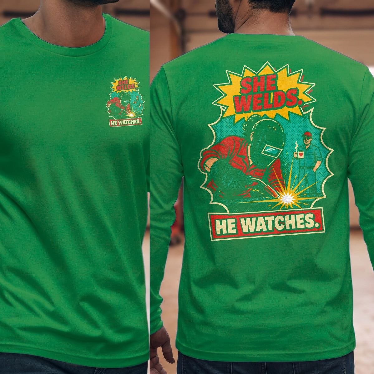 Irish Green | Front & Back