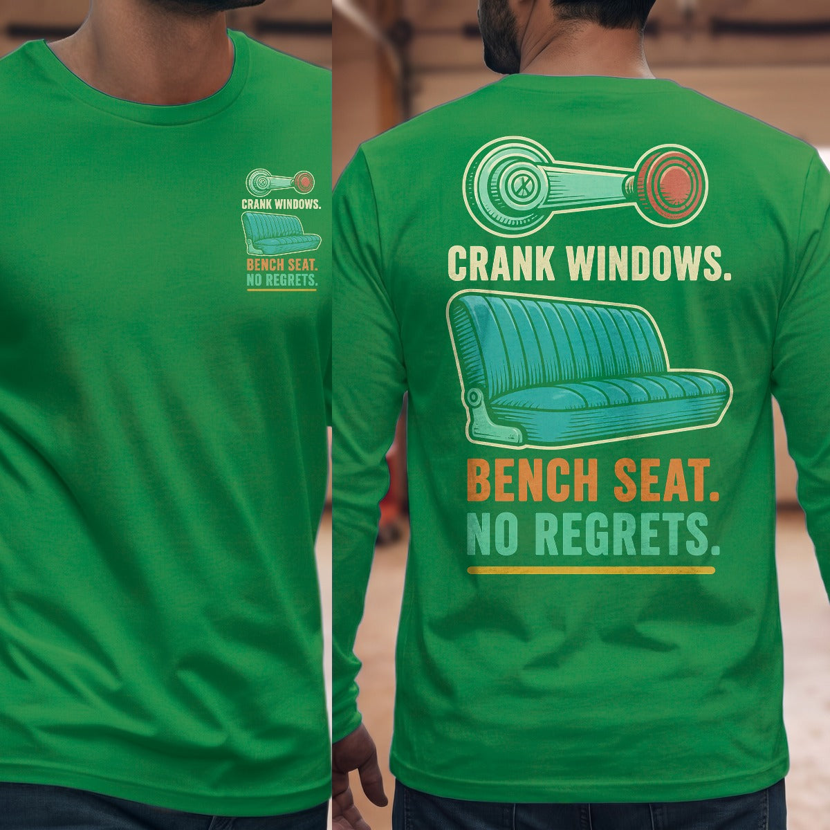 Irish Green | Front & Back