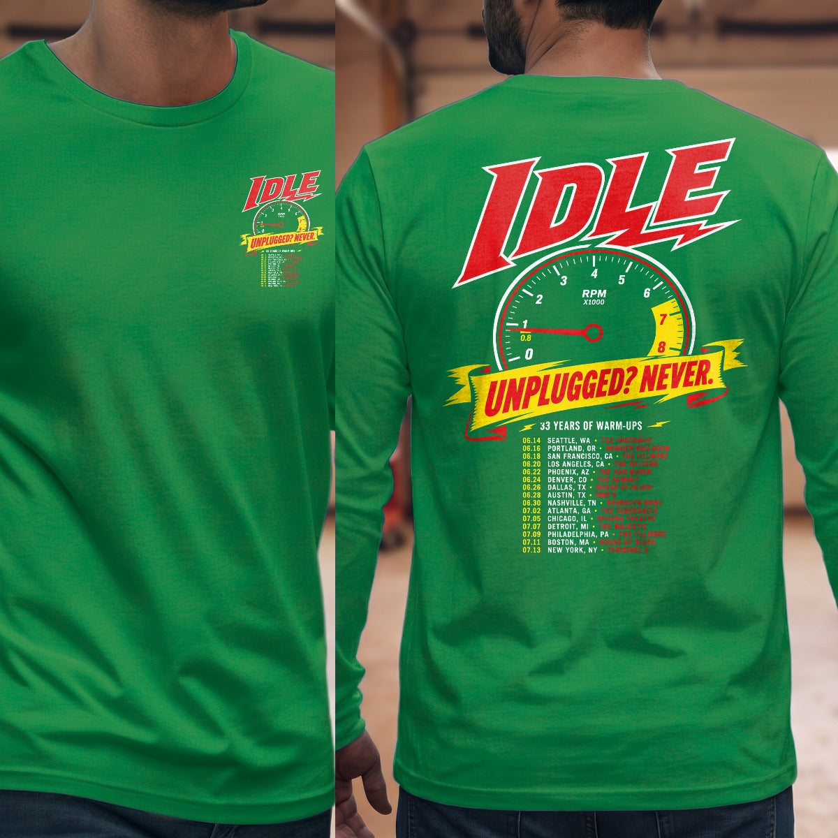 Irish Green | Front & Back