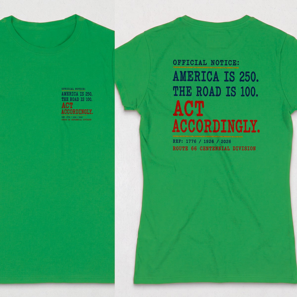 Irish Green | Front & Back
