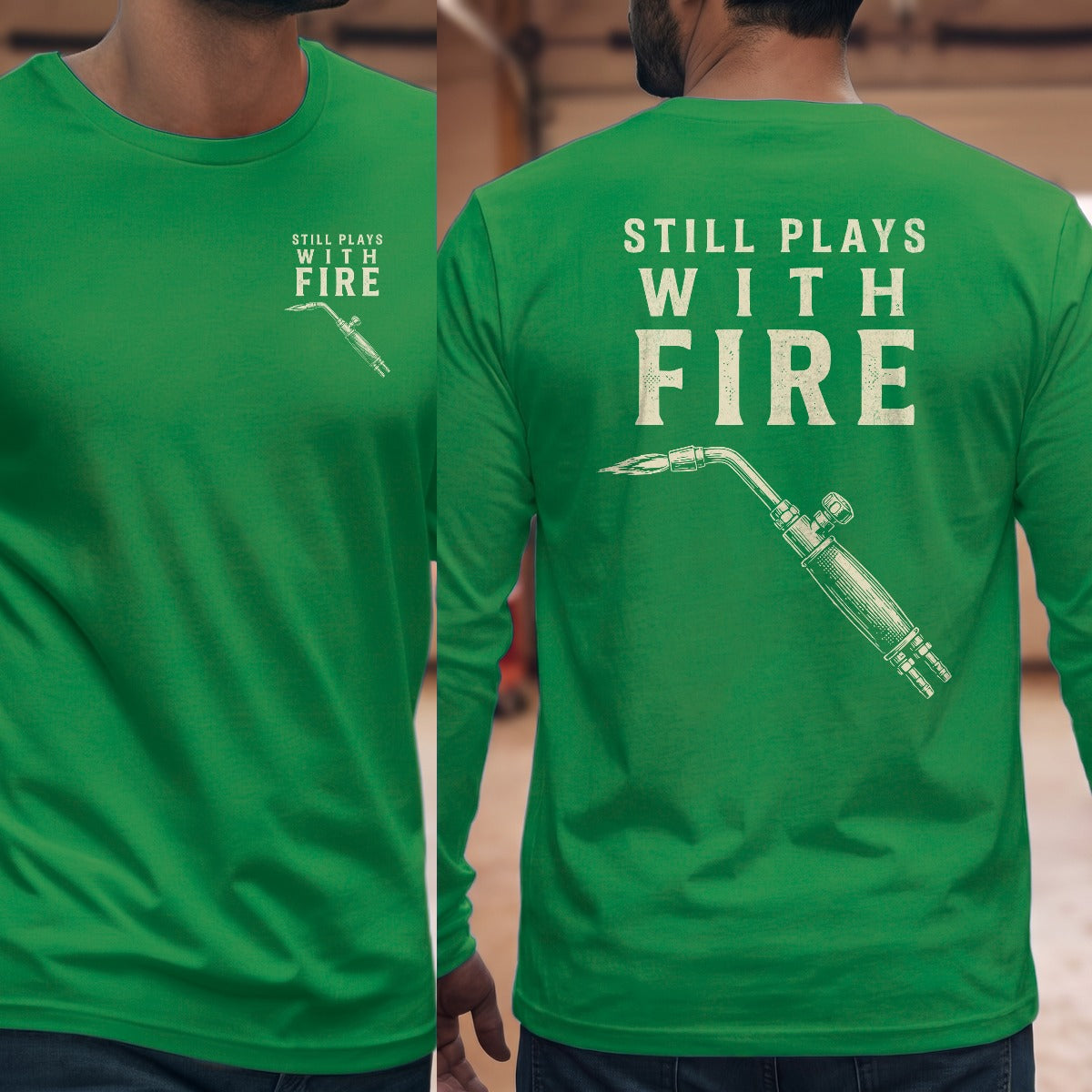 Irish Green | Left Chest + Back