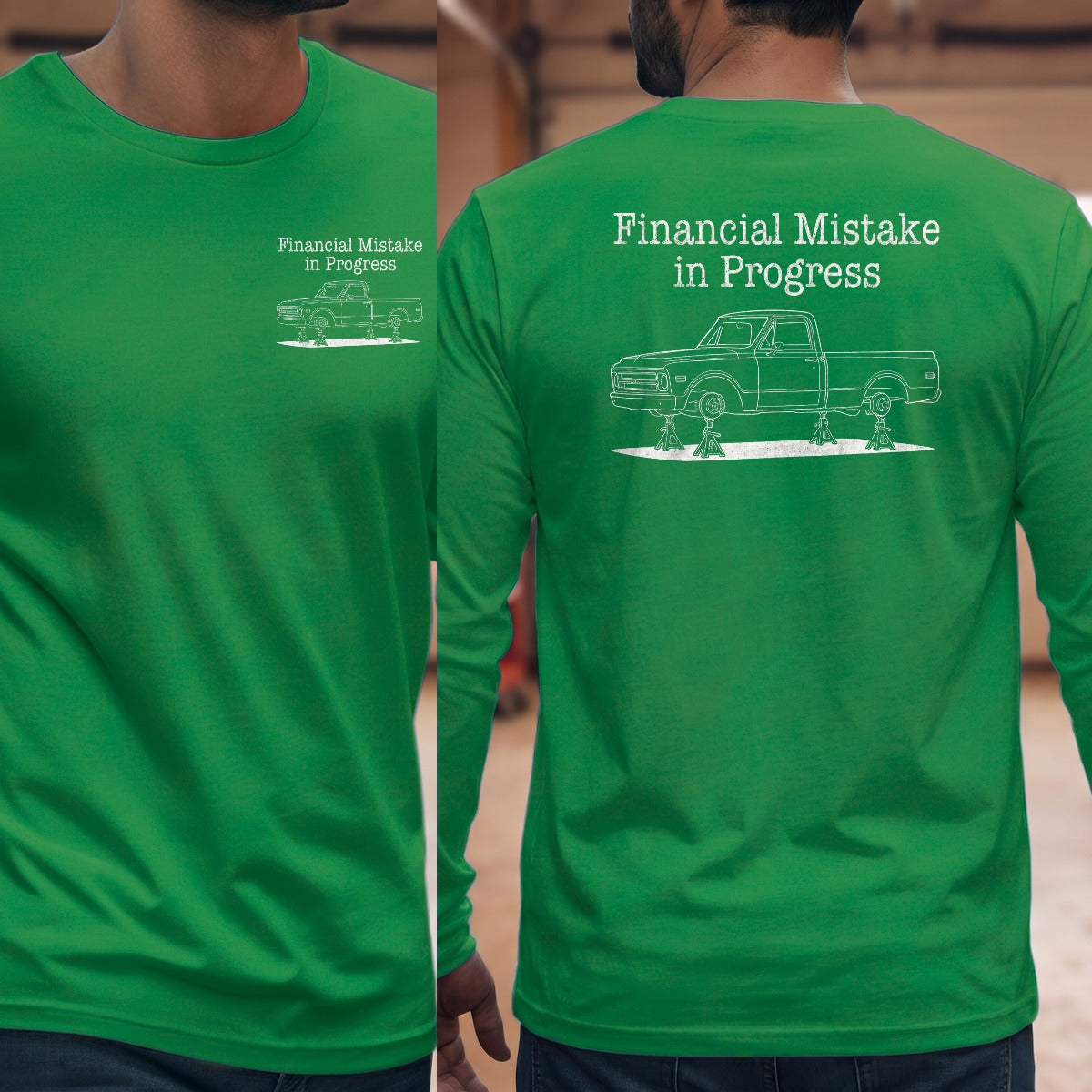Irish Green | Left Chest + Back