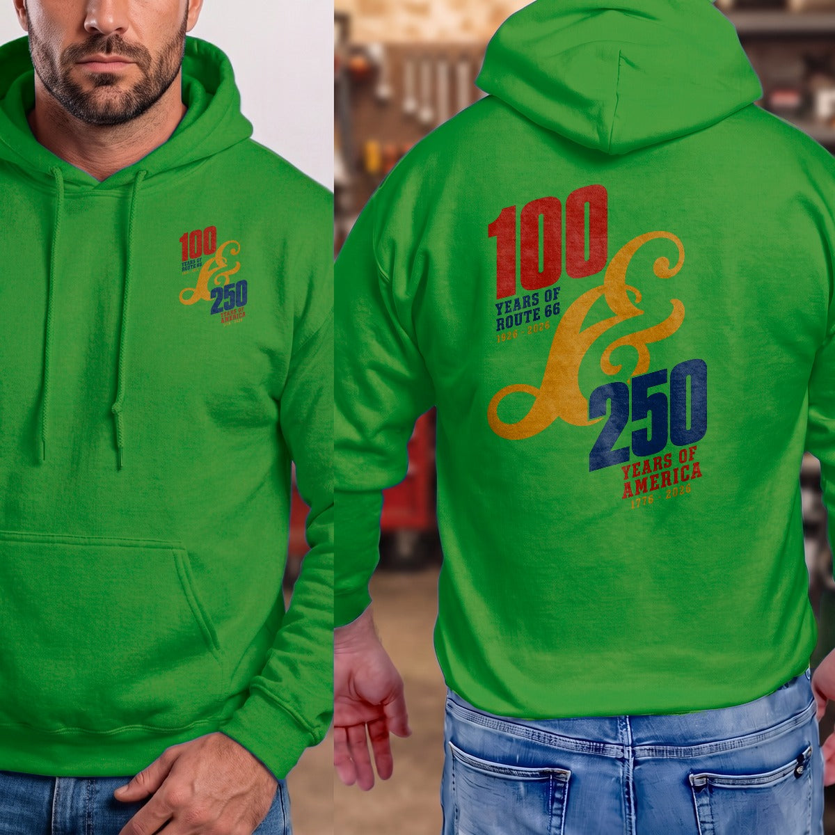 Irish Green | Front & Back