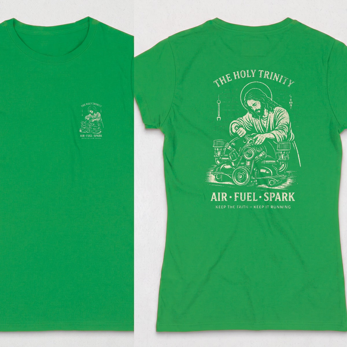Irish Green | Front & Back