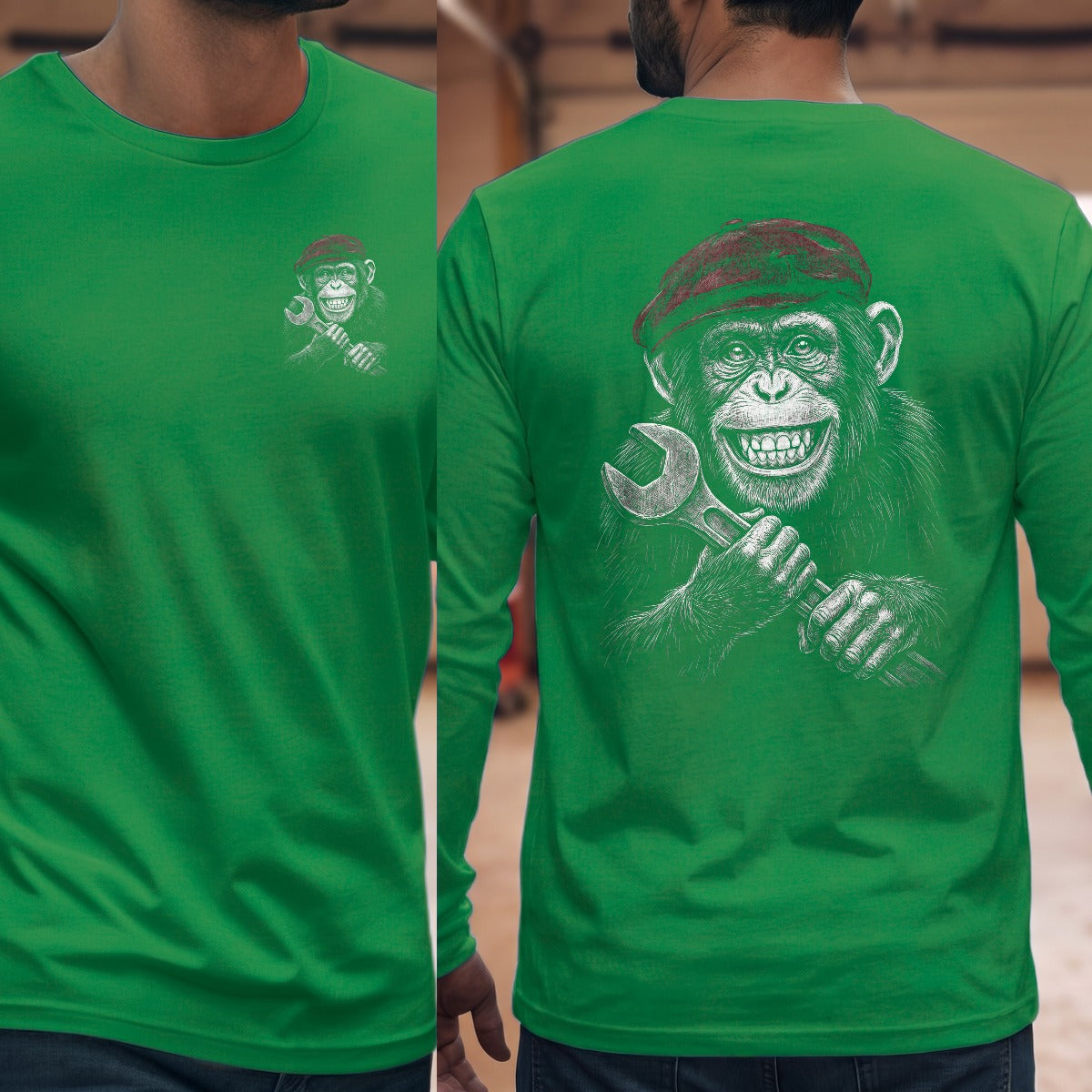 Irish Green | Left Chest + Back