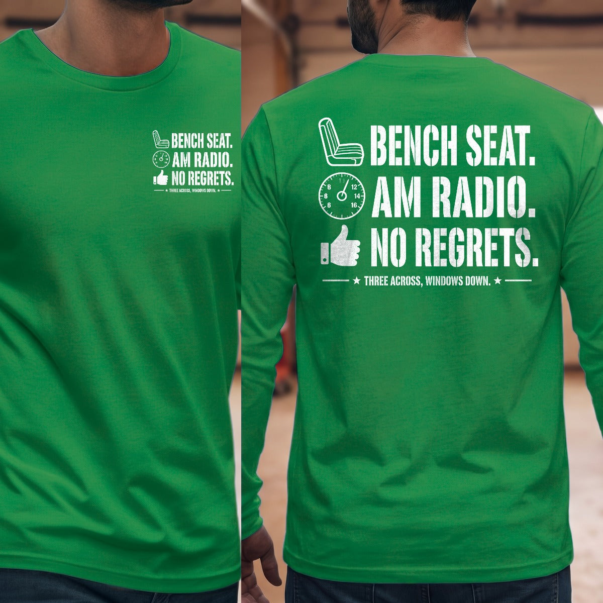 Irish Green | Front & Back