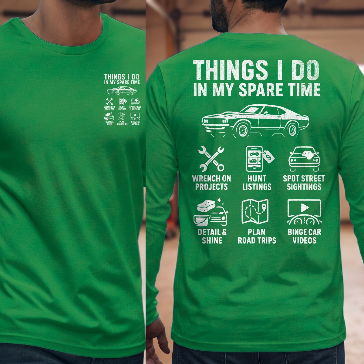 Irish Green | Front & Back