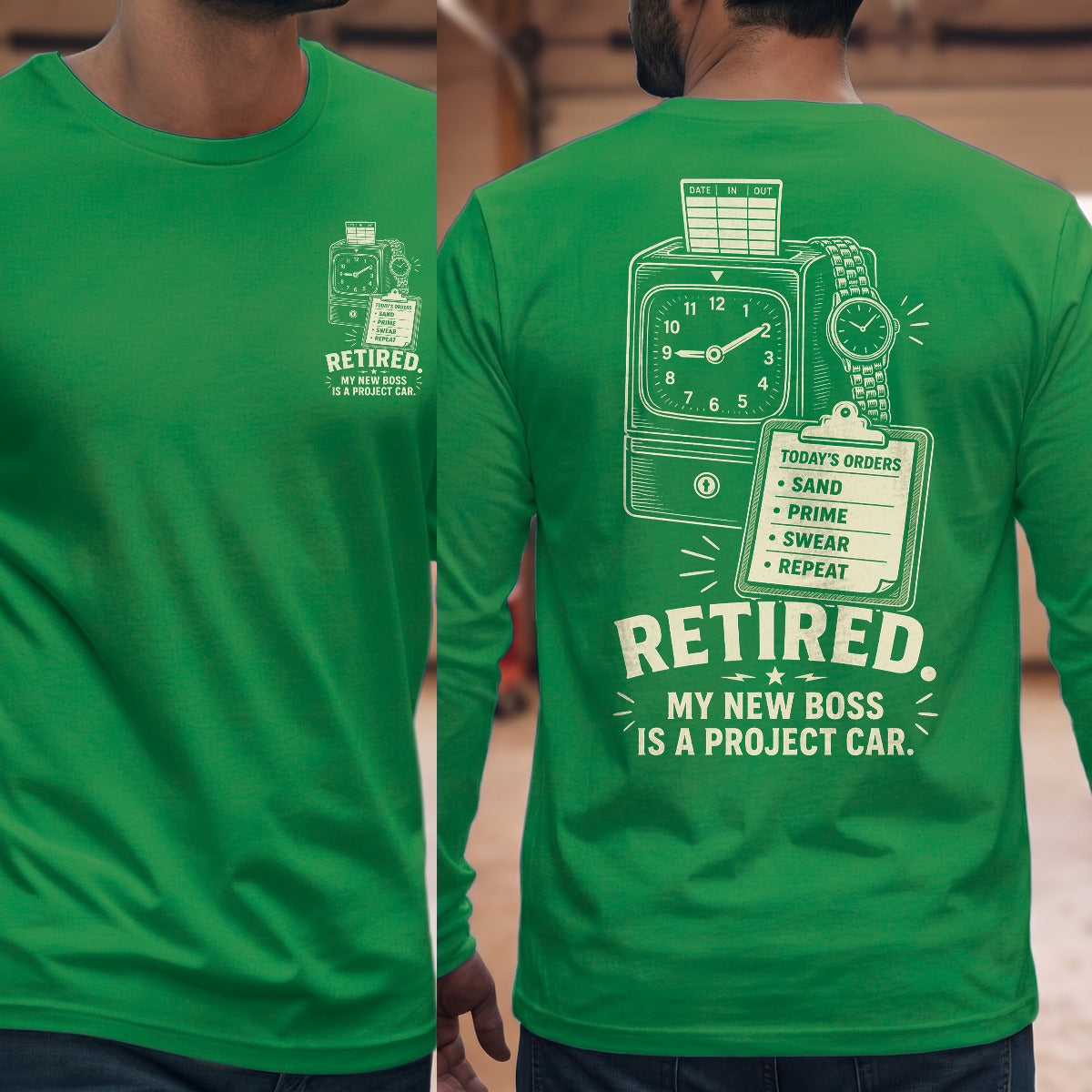 Irish Green | Front & Back