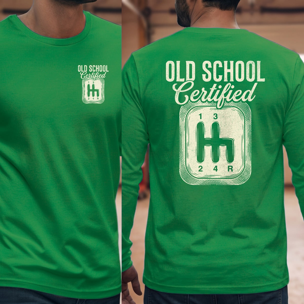 Irish Green | Left Chest + Back