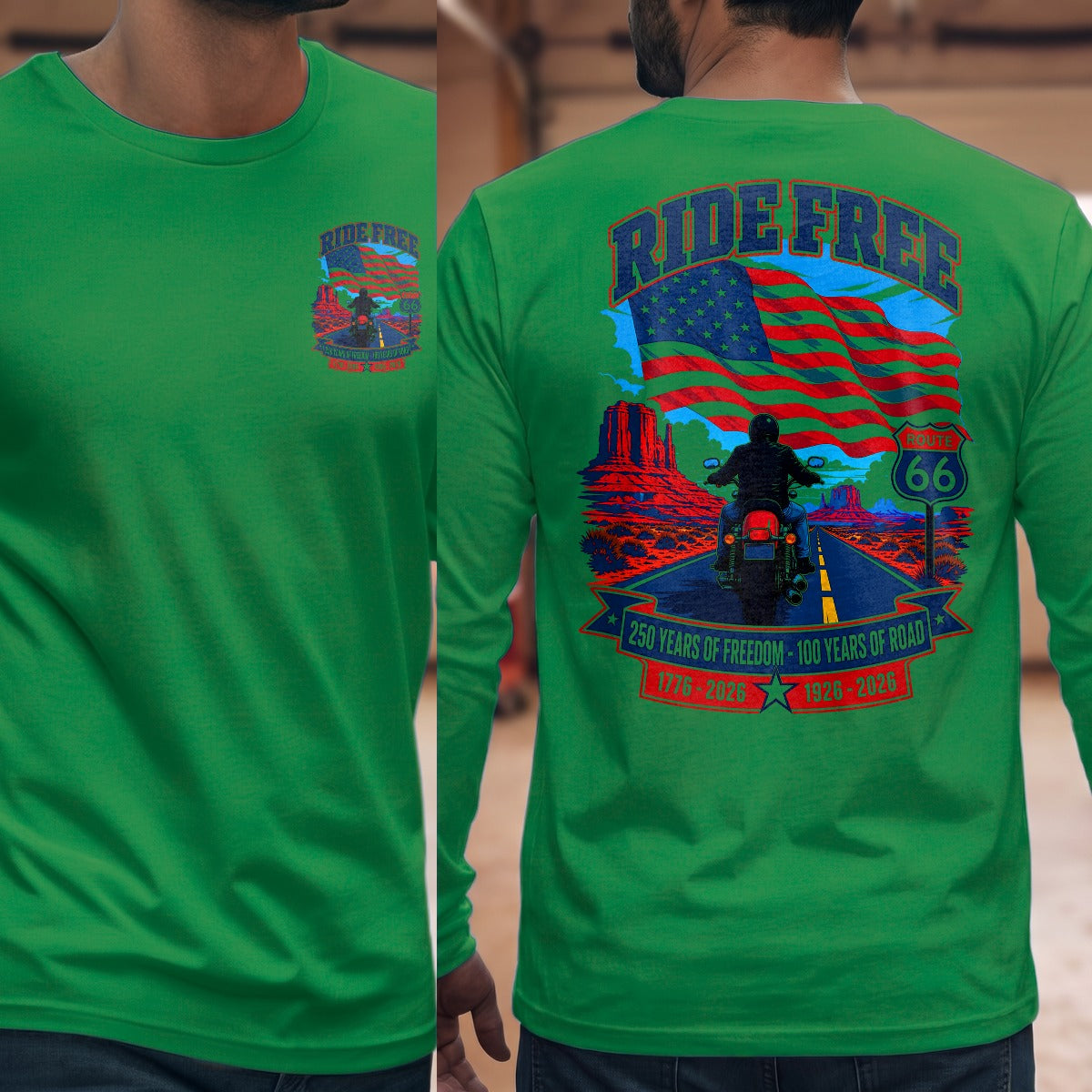 Irish Green | Front & Back