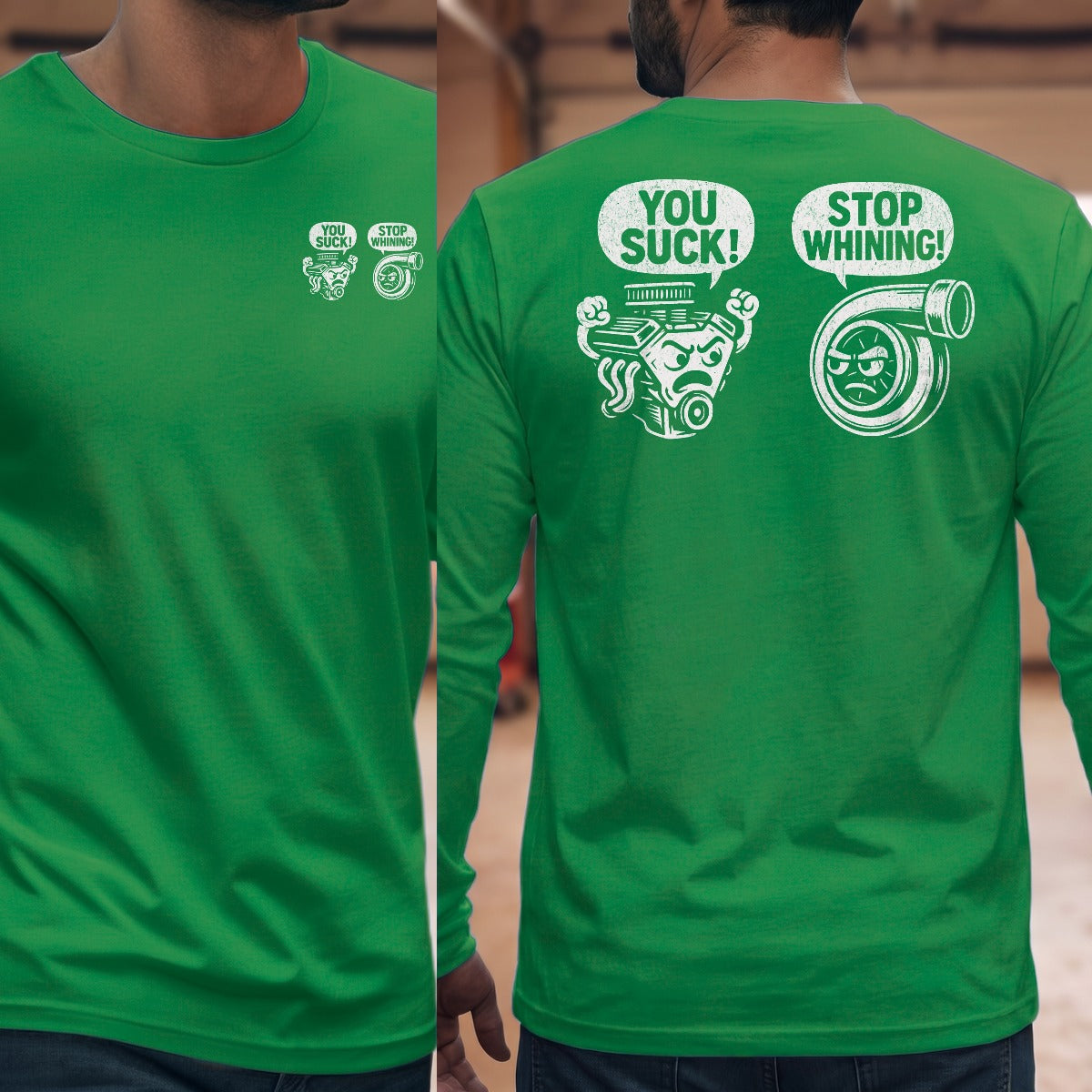 Irish Green | Front & Back