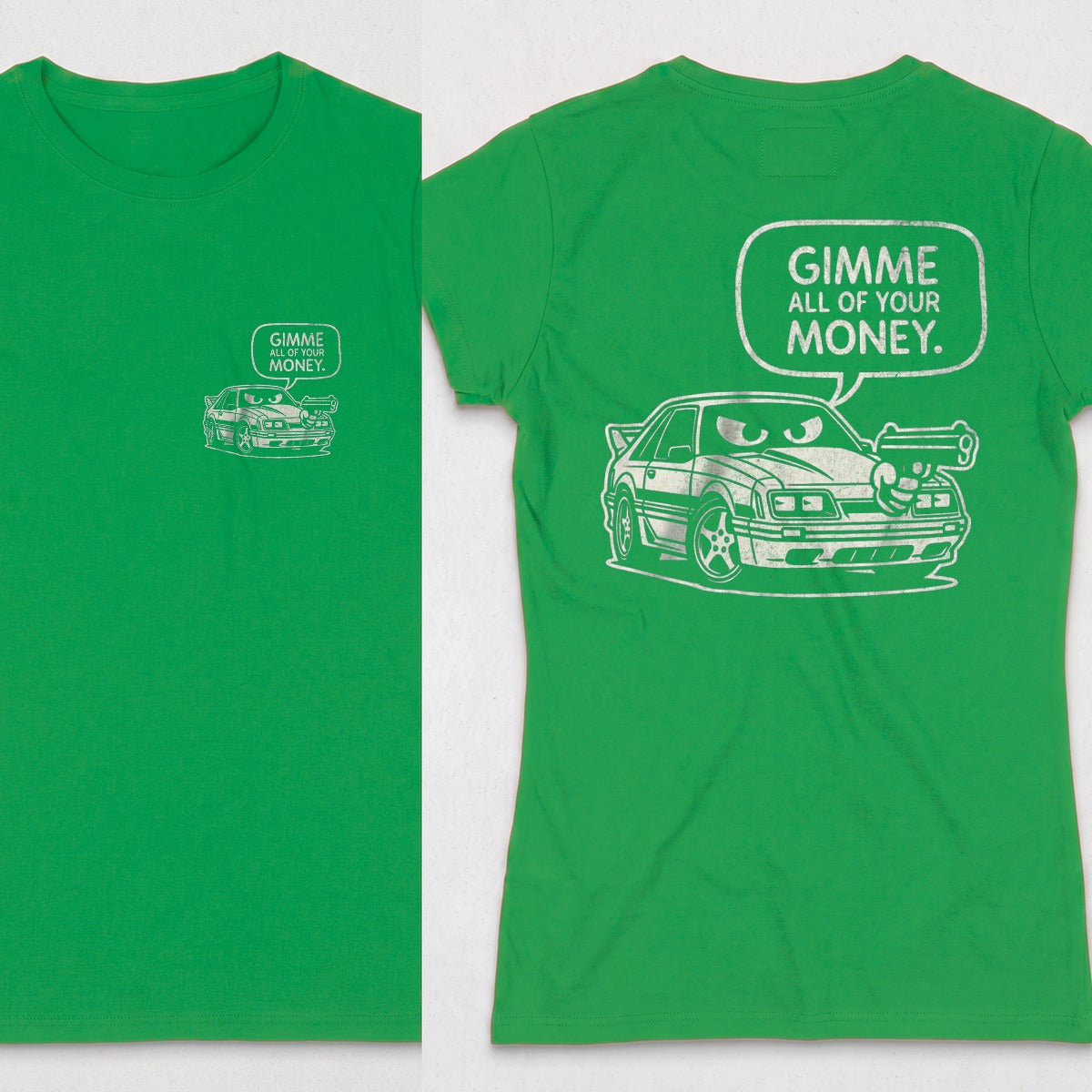 Irish Green | Left Chest + Back