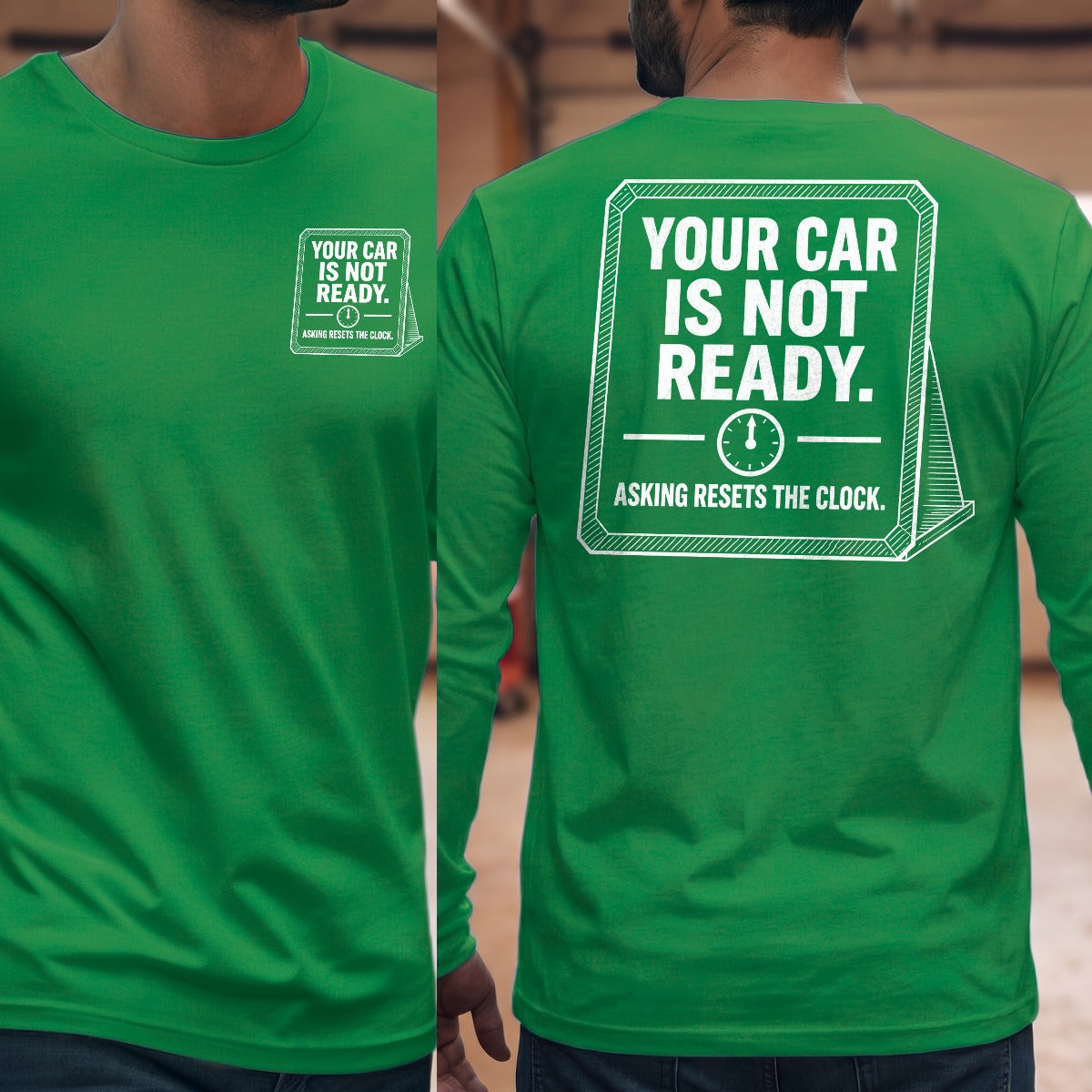 Irish Green | Front & Back
