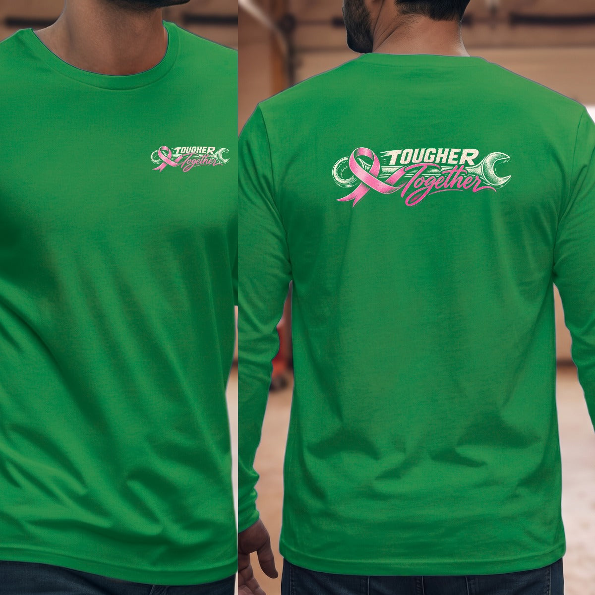 Irish Green | Left Chest + Back