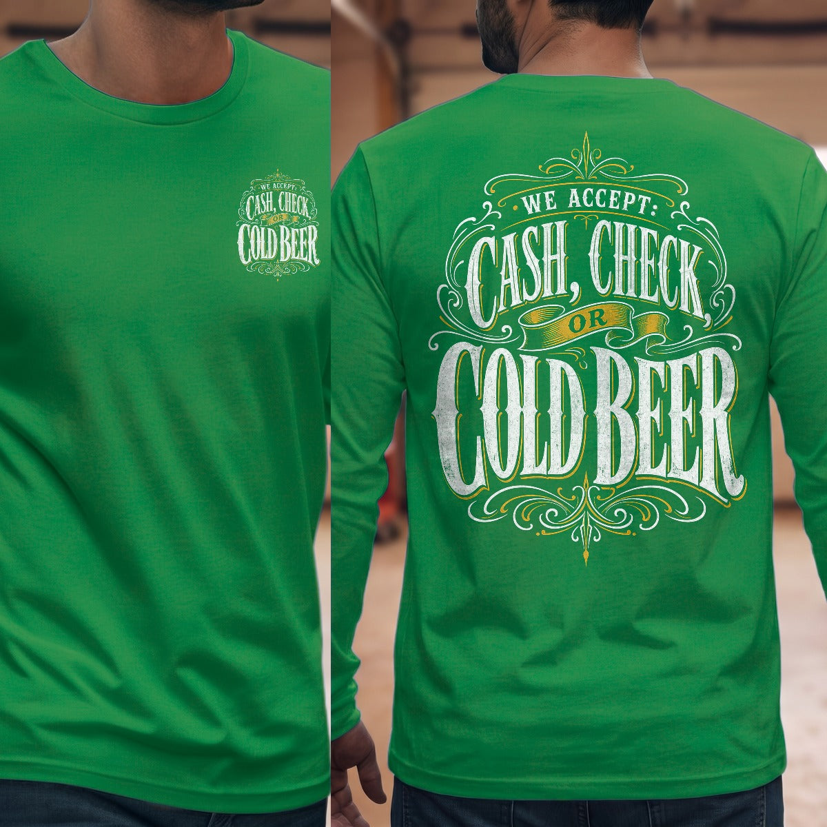 Irish Green | Front & Back